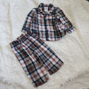 Baby Gap & Pendleton Plaid Pajama Set 12-18 Months